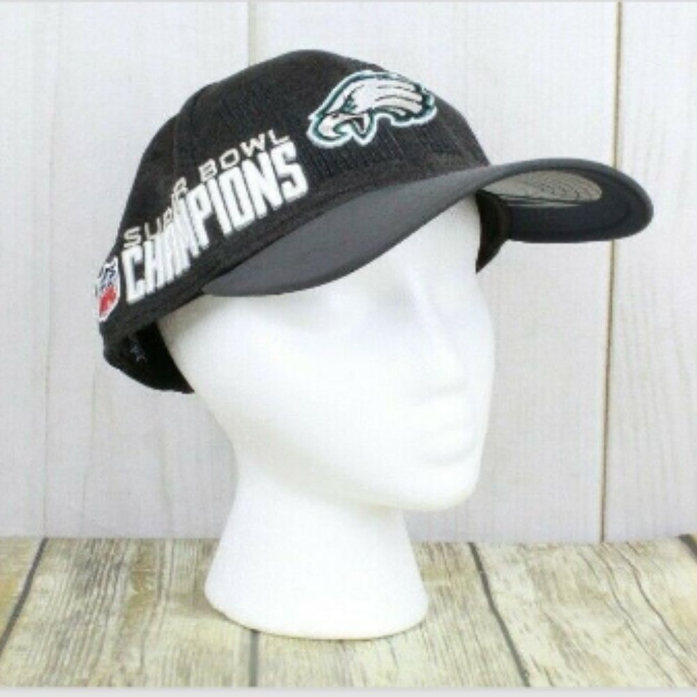 New Era Men's Philadelphia Eagles Super Bowl LII Champions Dad Hat Cap - Picture 1 of 11
